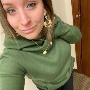 Pull over olive Hoodie